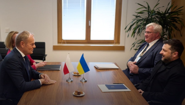 У Брюсселі Зеленський і Туск обговорили євроінтеграцію України та виклики для Європи через агресію рф