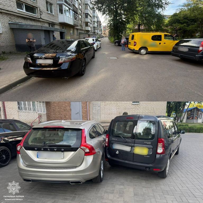 У Луцьку сталися дві ДТП за участю нетверезих водіїв: патрульні працювали на місці події