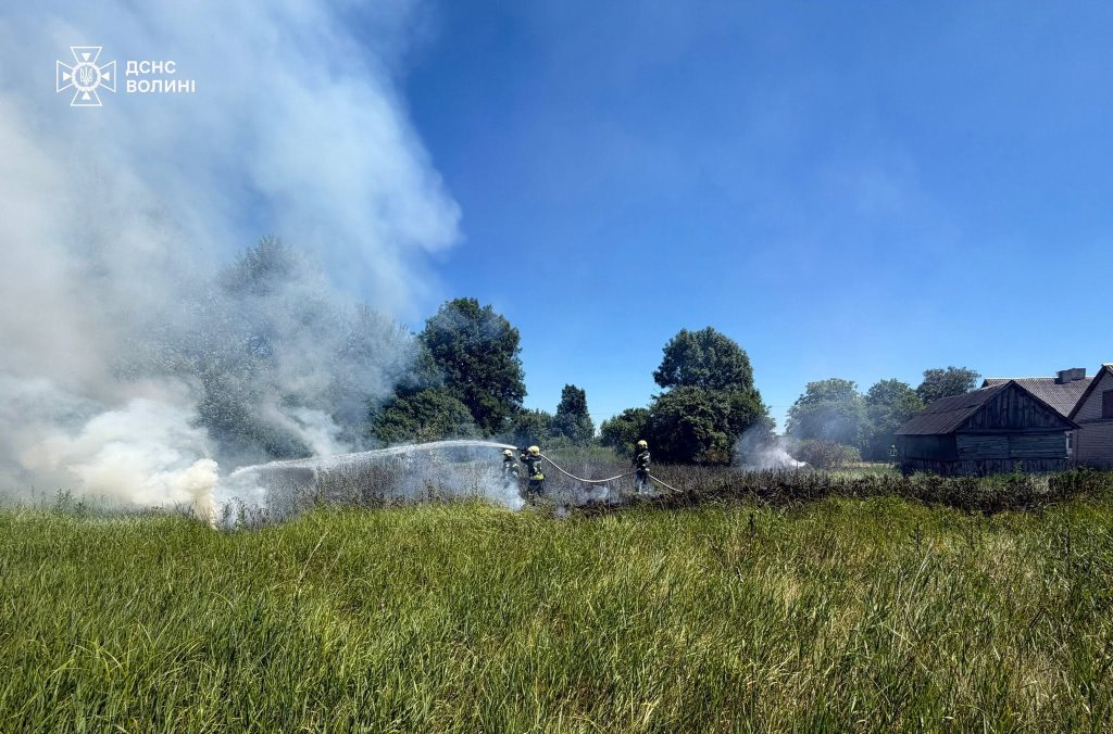 Рятувальники запобігли знищенню вогнем господарської споруди у Луцькому районі
