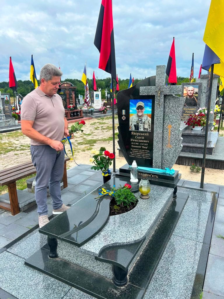 У Любомльській громаді вшанували пам’ять воїна Сергія Яворського