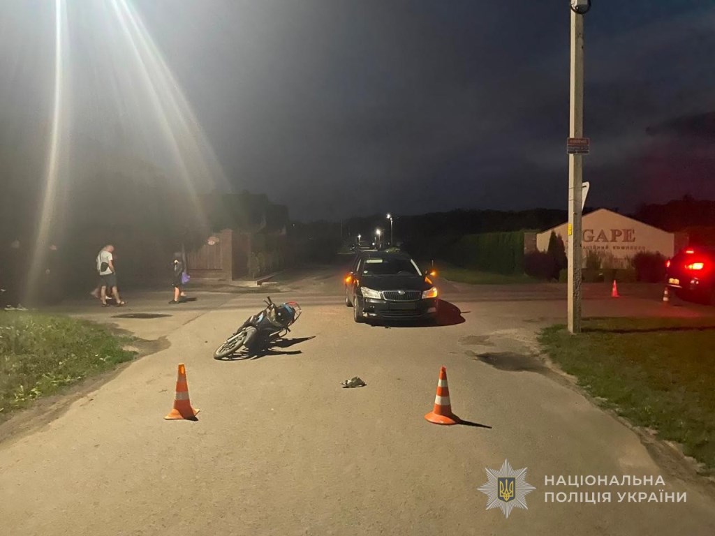 На Волині трапилися дві аварії за участю неповнолітніх з травмованими